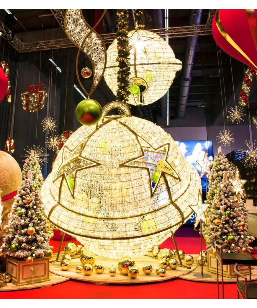 10.8' Giant LED Bell Ornament