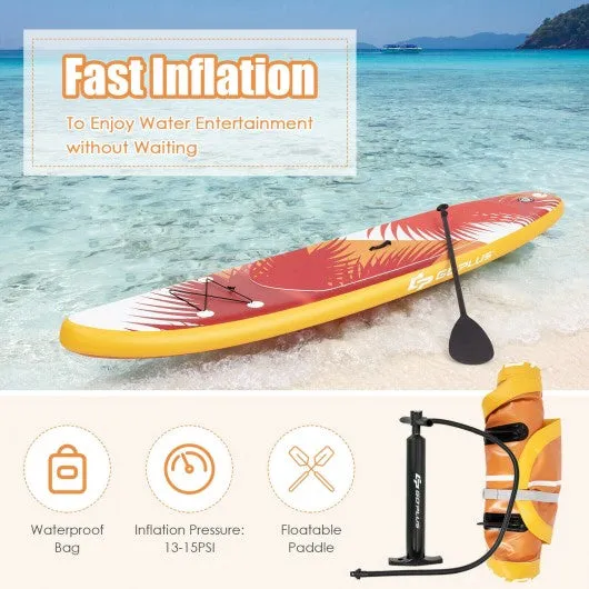 11' Inflatable Stand Up board with Aluminum Paddle Pump