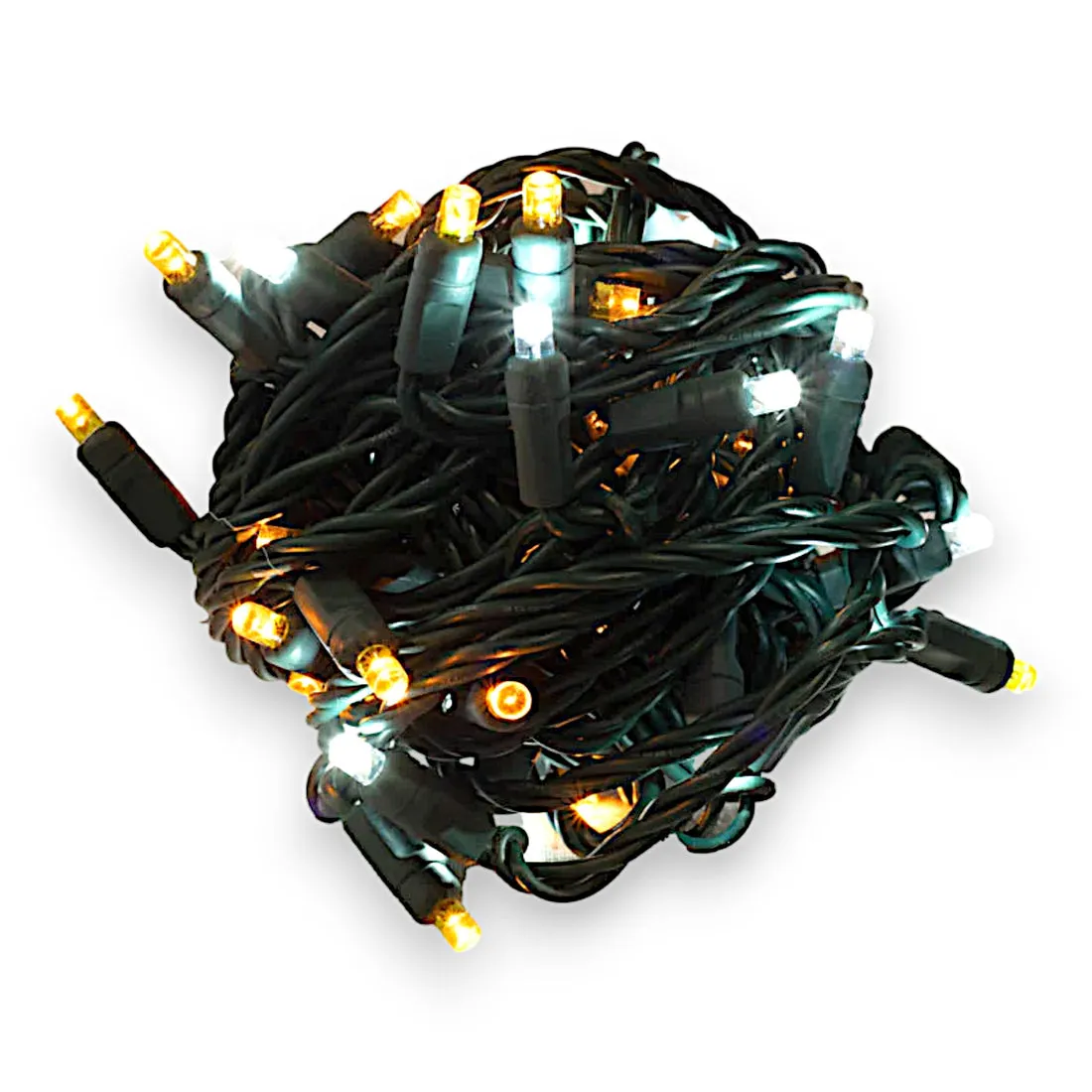 50L 6" Spacing Concave LED Mini Christmas Light (Ball)