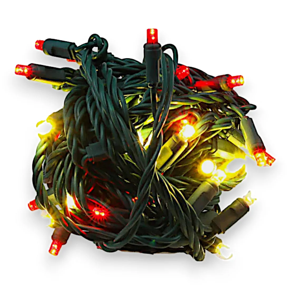 50L 6" Spacing Concave LED Mini Christmas Light (Ball)