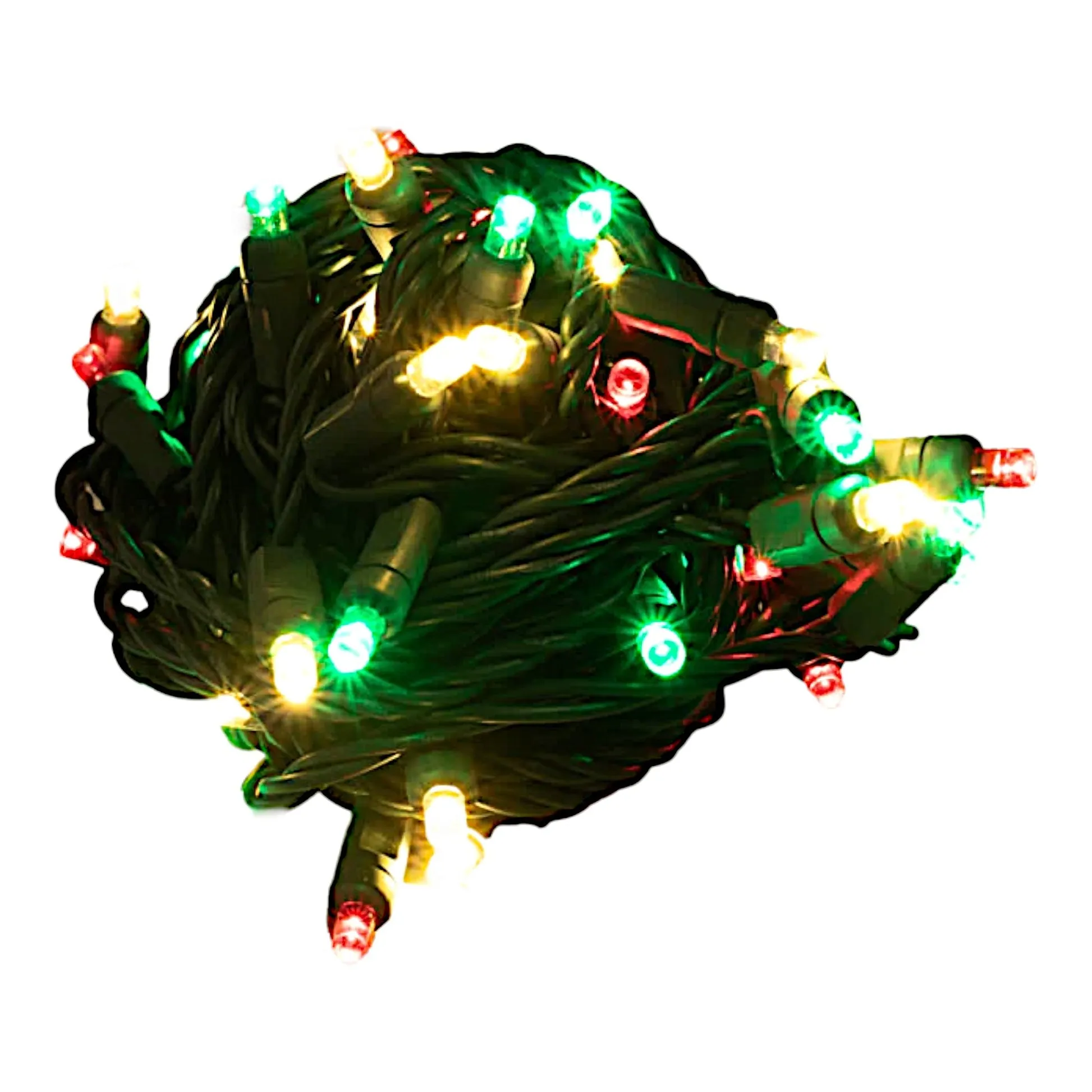 50L 6" Spacing Concave LED Mini Christmas Light (Ball)