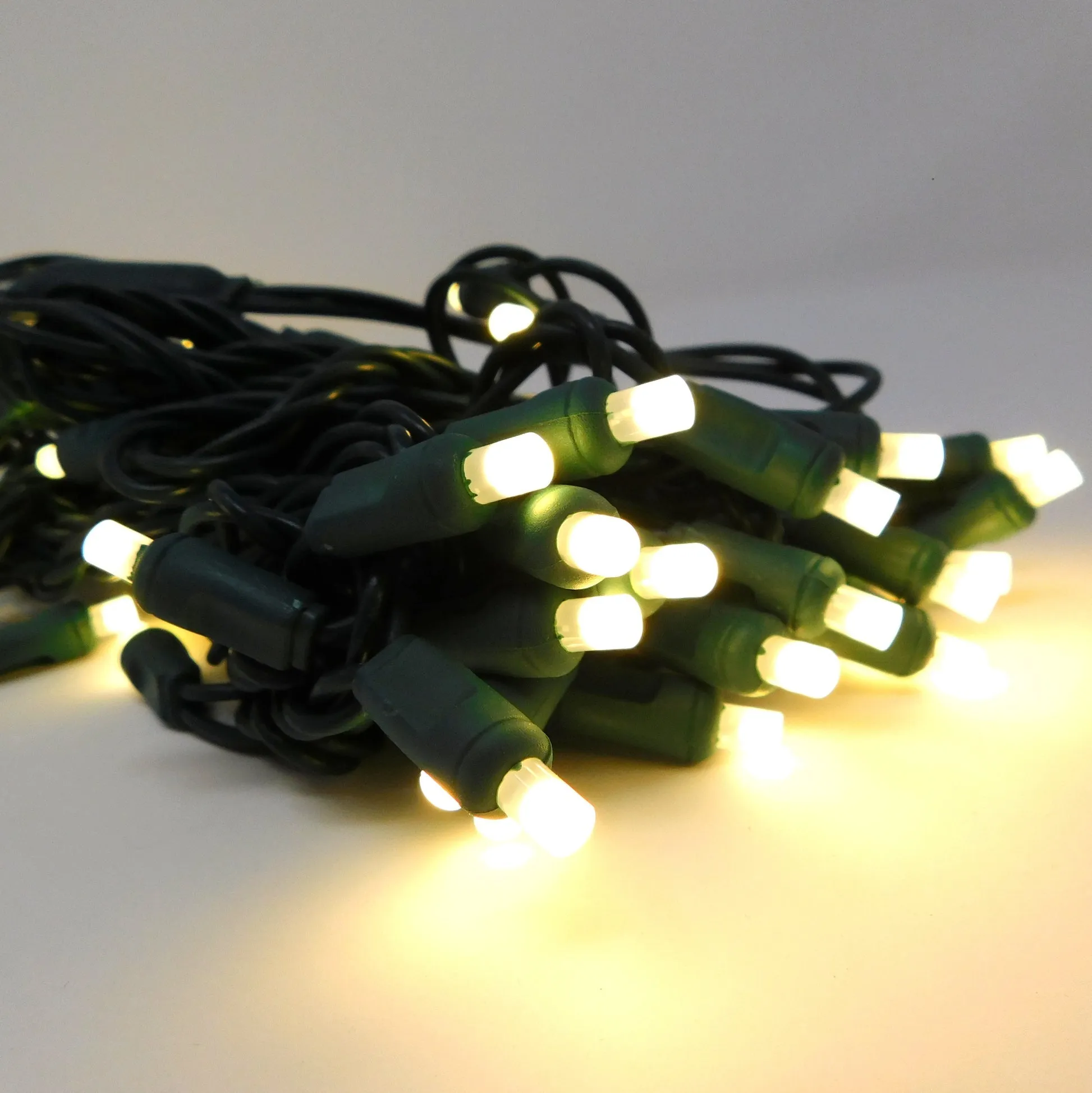 50L 6" Spacing Concave LED Mini Christmas Light (Ball)