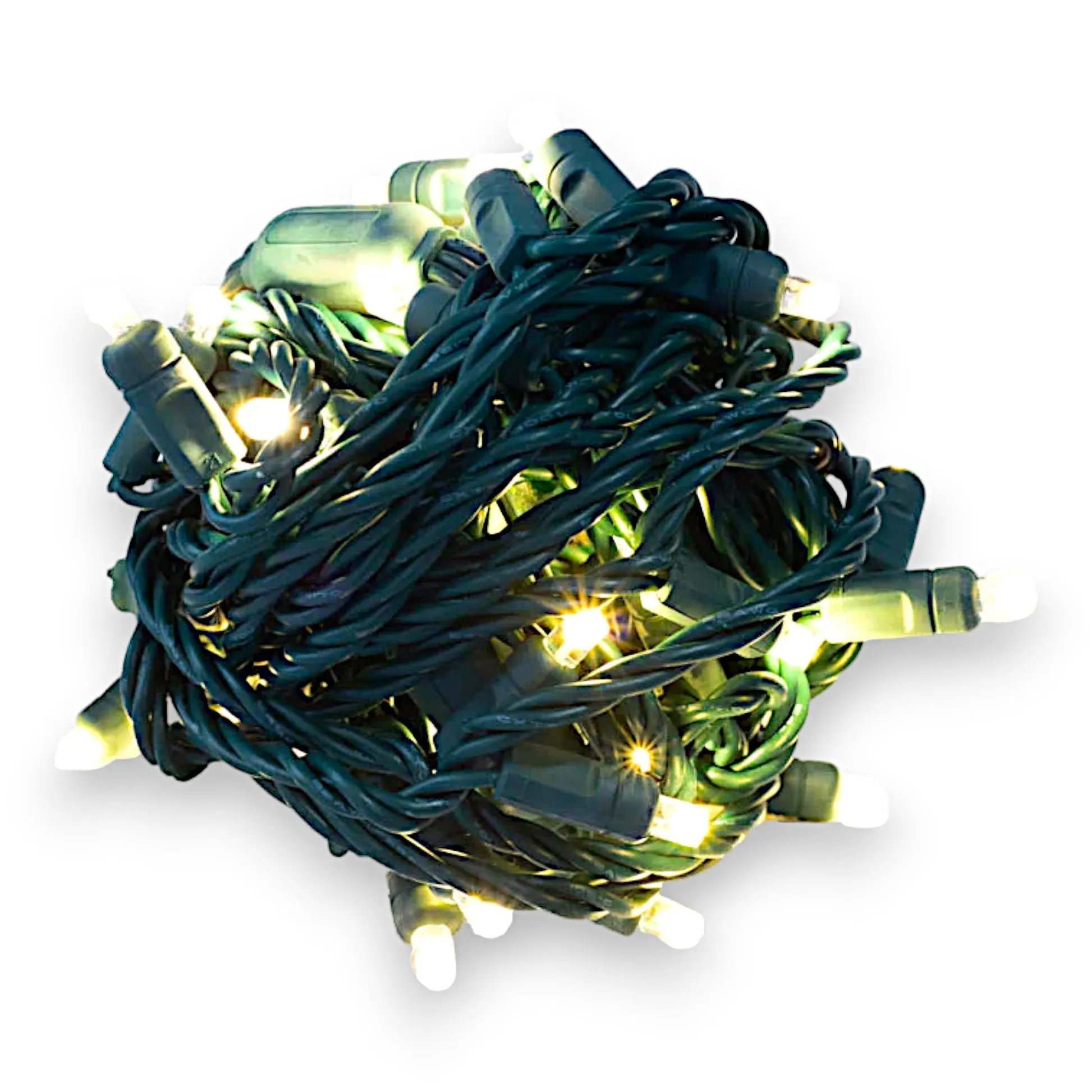 50L 6" Spacing Concave LED Mini Christmas Light (Ball)