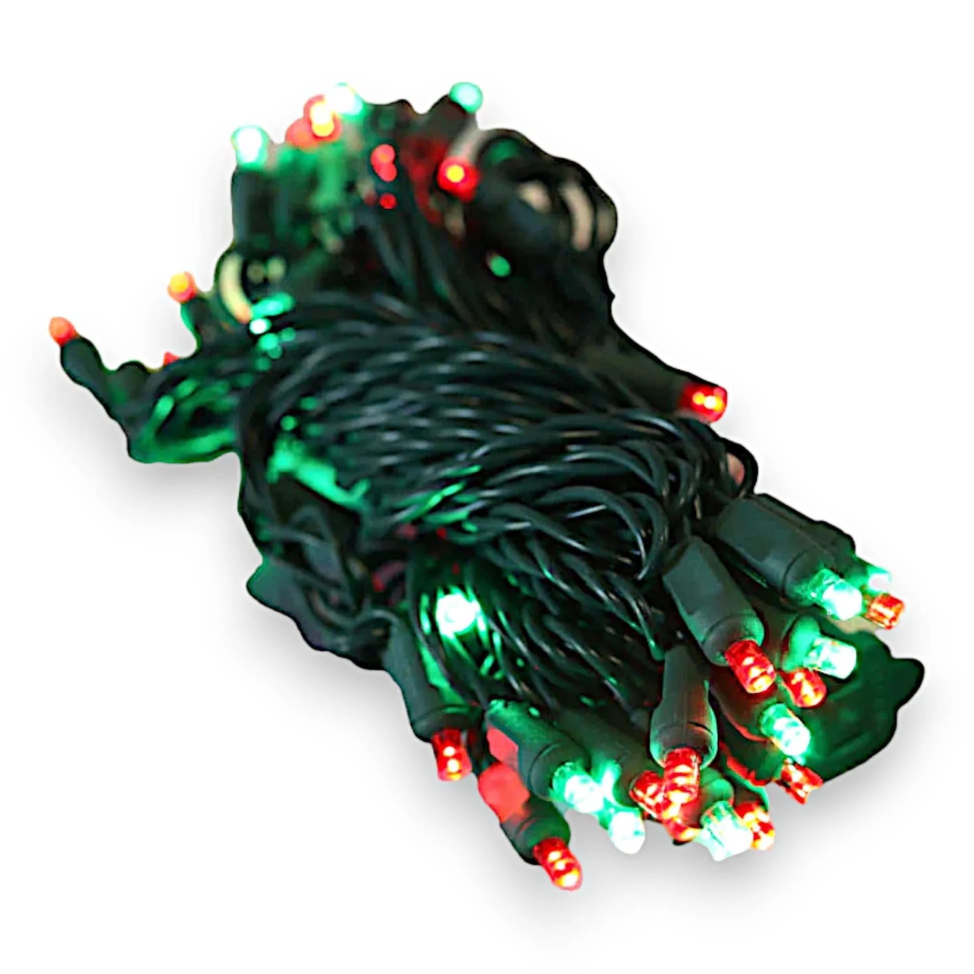 50L 6" Spacing Concave LED Mini Christmas Light (Ball)