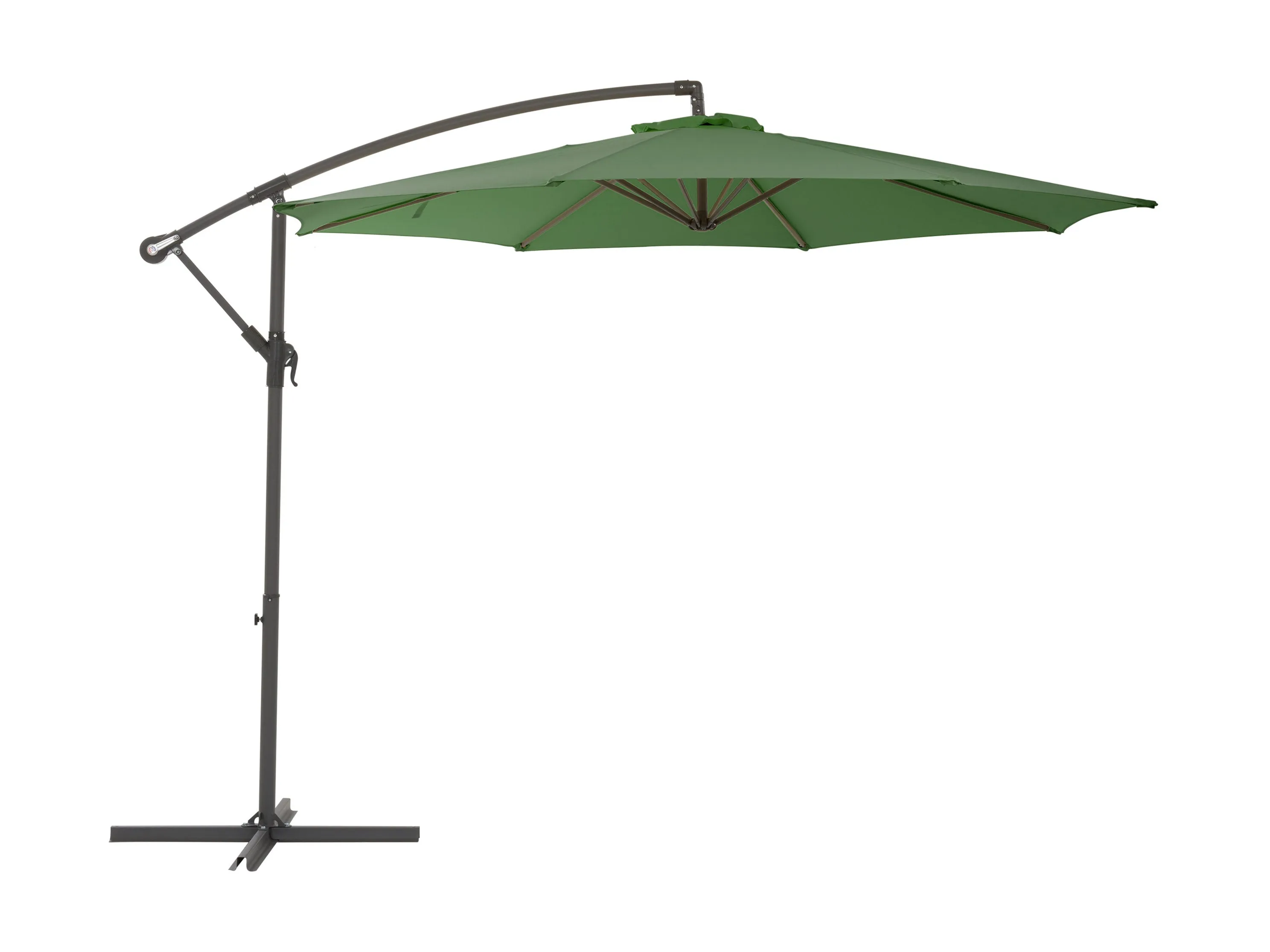 9.5ft Tilting Offset Patio Umbrella - Forest Green