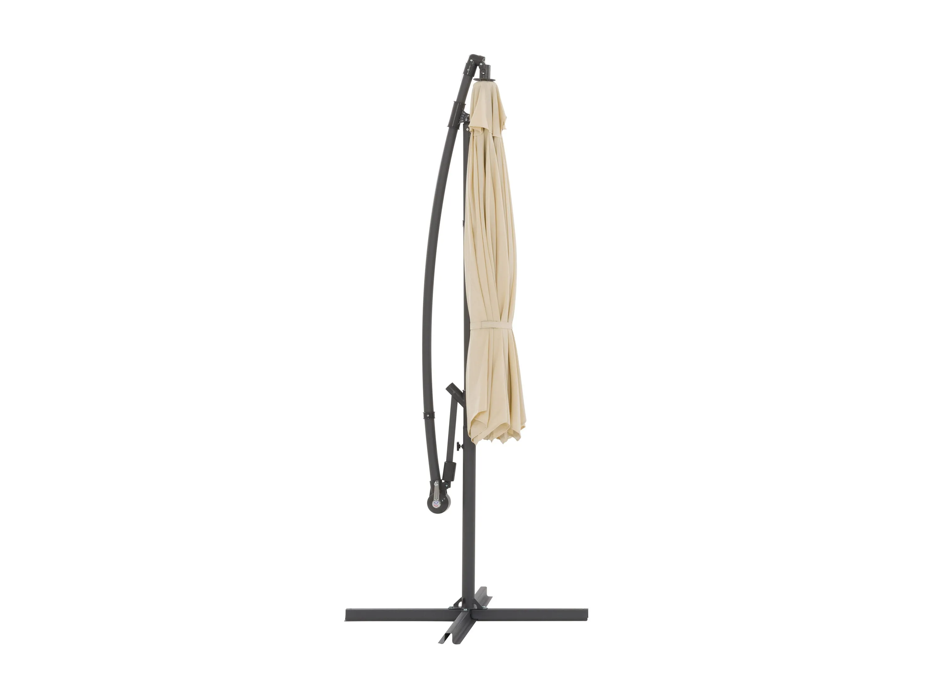 9.5ft Tilting Offset Patio Umbrella - Warm White