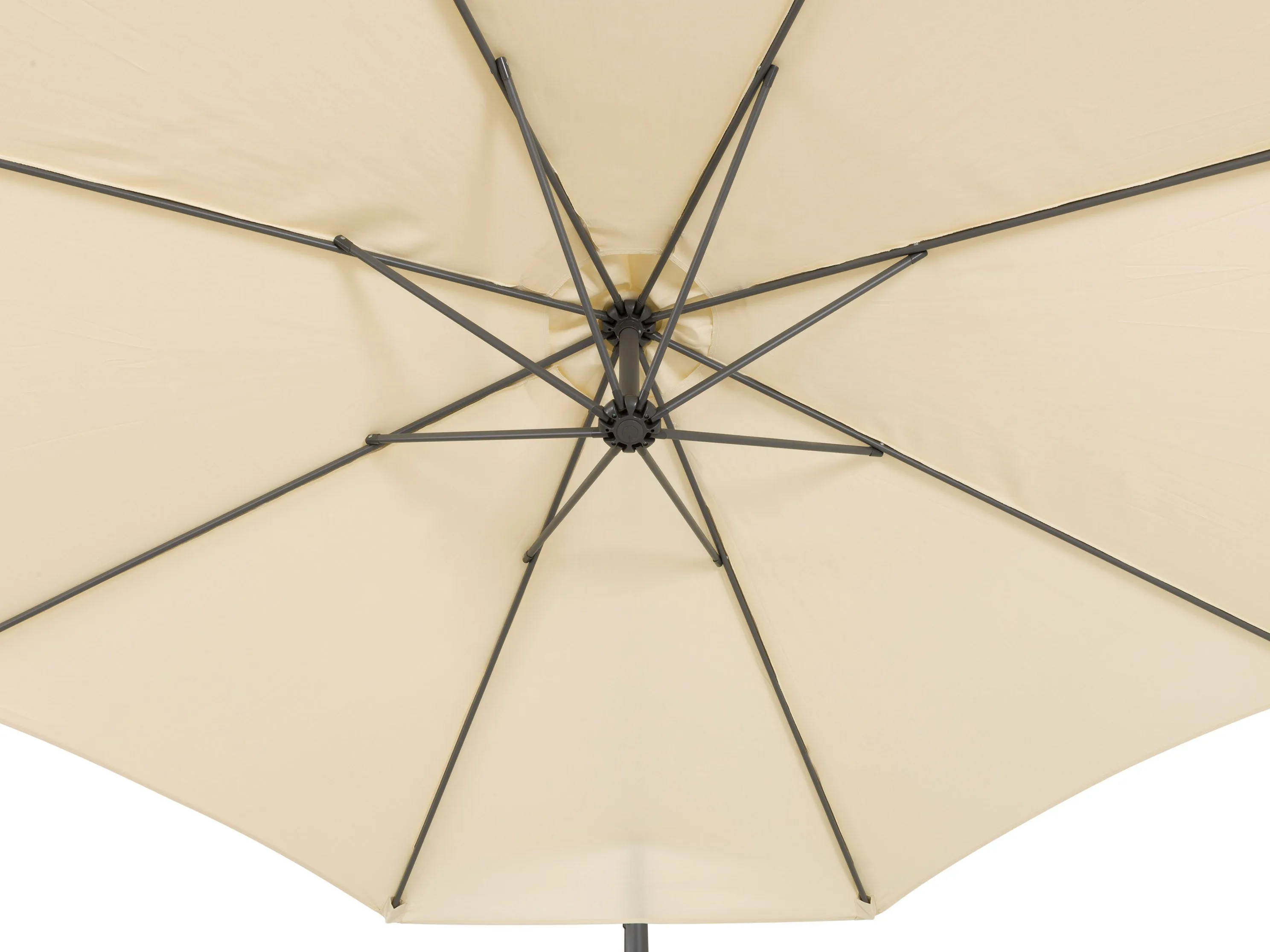 9.5ft Tilting Offset Patio Umbrella - Warm White