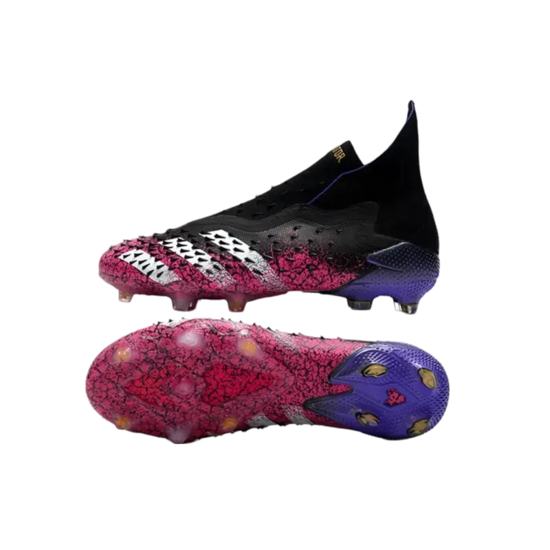 Adidas Predator Freak  FG Black Pink - Goatkits Boots