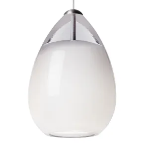 Alina 4 in. Monopoint Pendant Light Antique Bronze White Finish