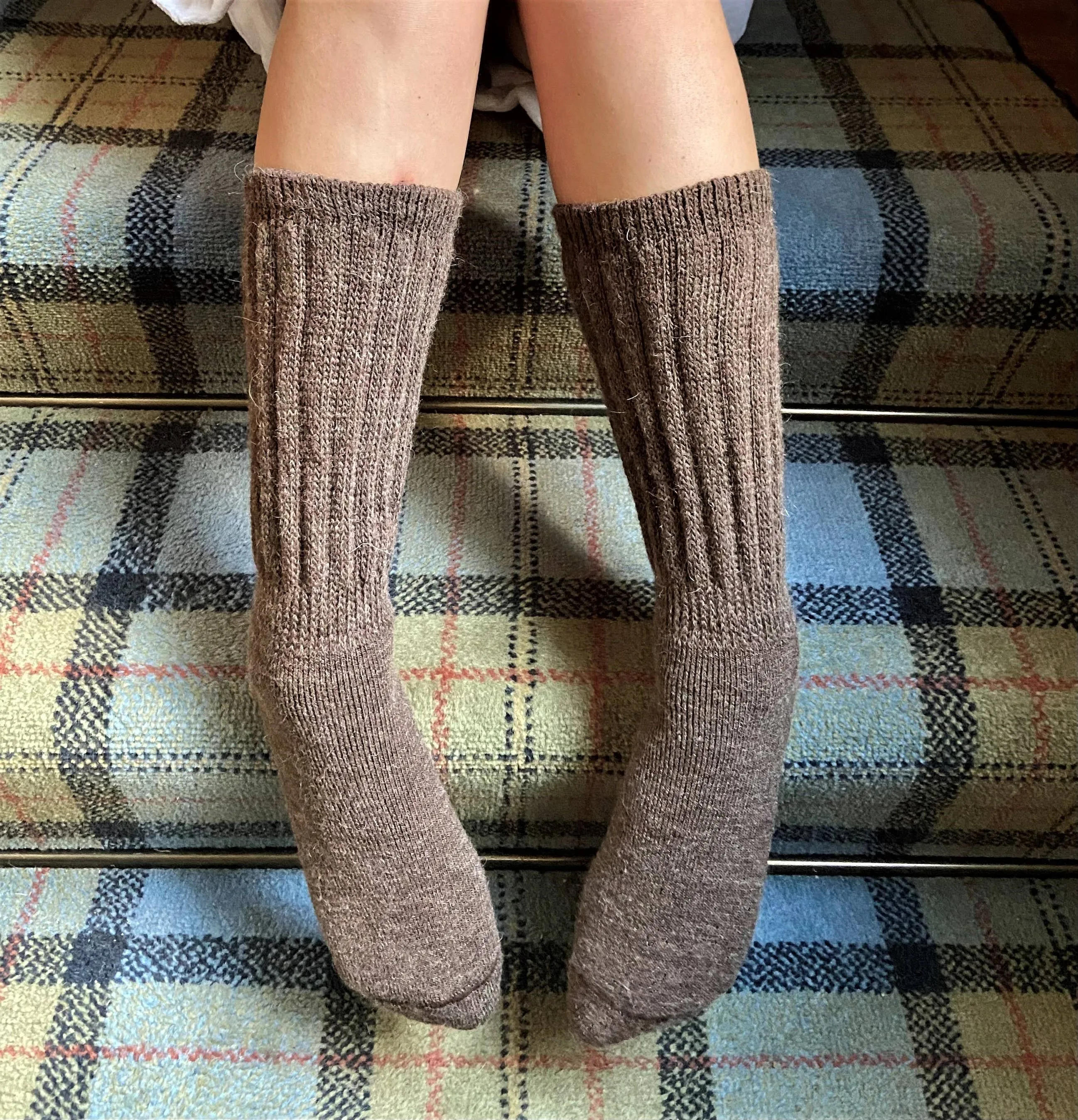 Alpaca Chunky Knee Socks