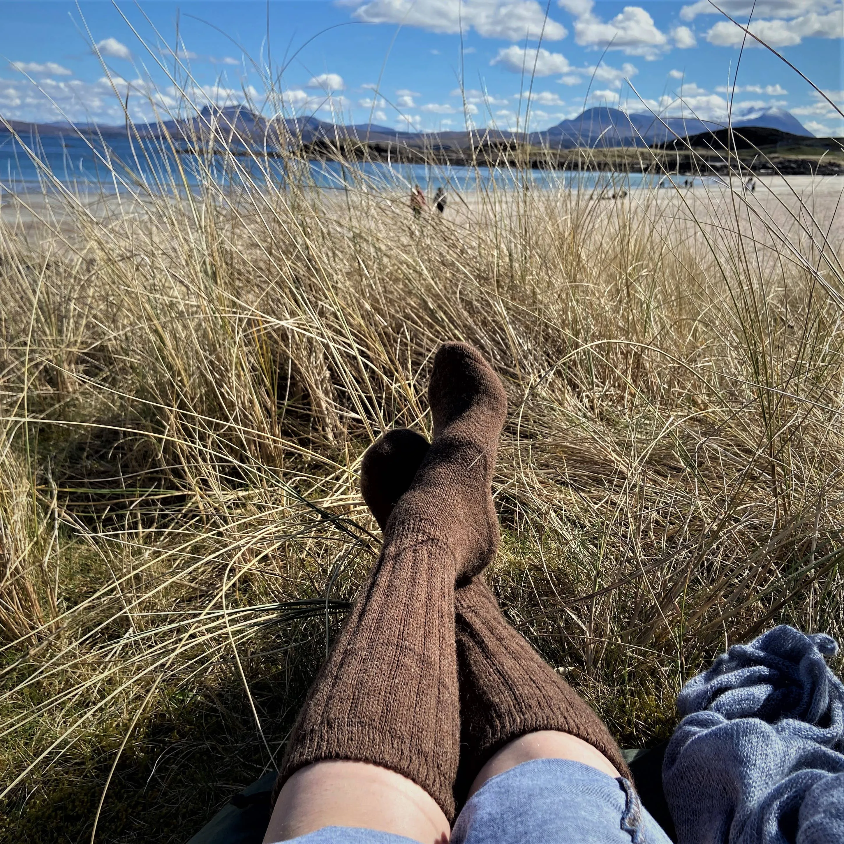 Alpaca Chunky Knee Socks