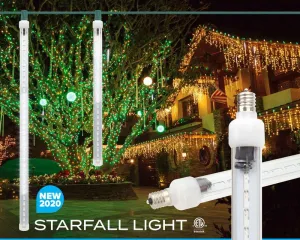 American Lighting STF-E17-WW-24 Starfall Warm White LED Cascading Tube Light - 24 Inch - E17 BASE - 0.8 Watt - 120 Volts