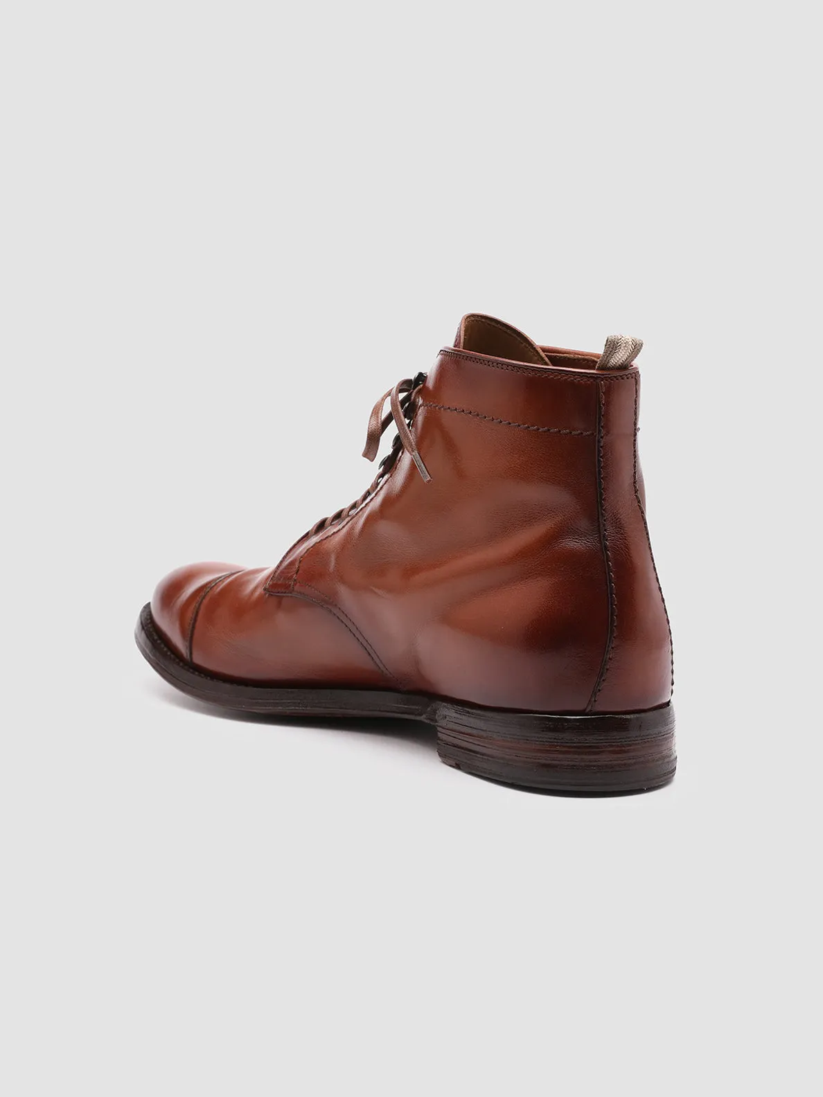 ANATOMIA 016 - Brown Leather Ankle Boots