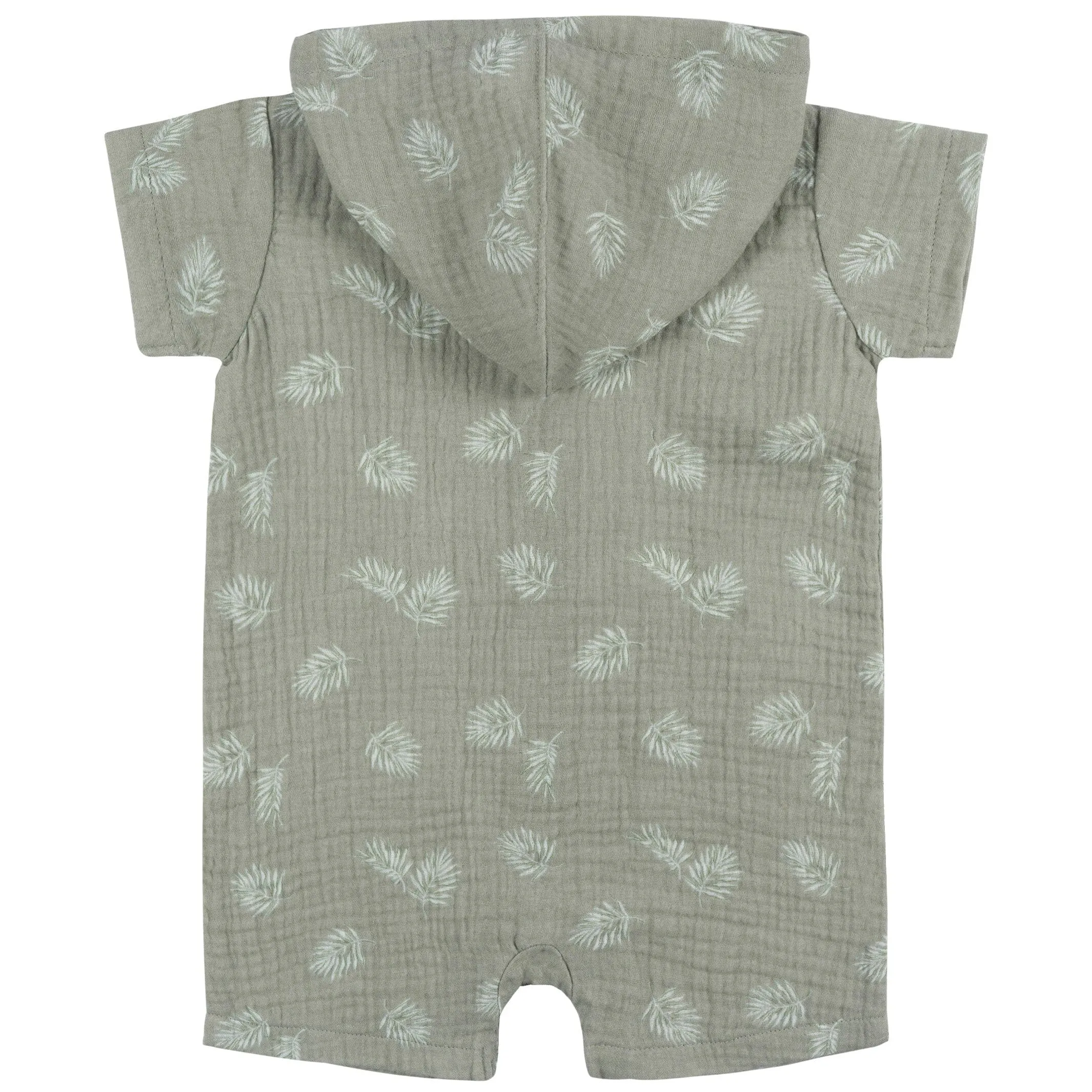 Baby Boys Palms Hooded Romper