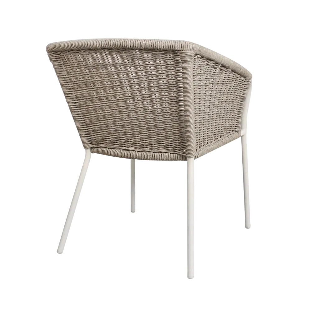 Becki Outdoor Wicker Dining Armchair