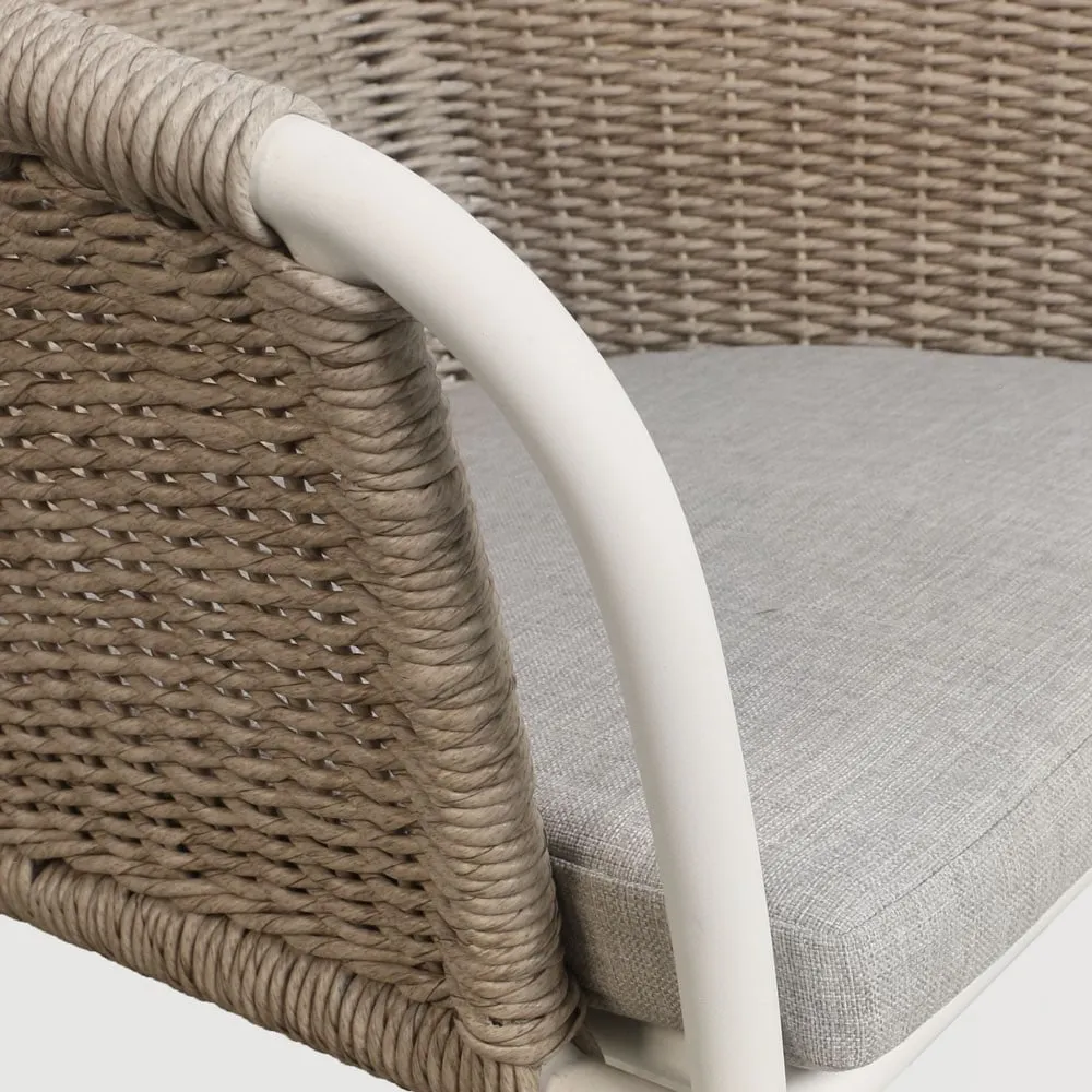 Becki Outdoor Wicker Dining Armchair