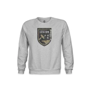 Birmingham Legion FC Color Badge Youth Crewneck Sweatshirt - Grey