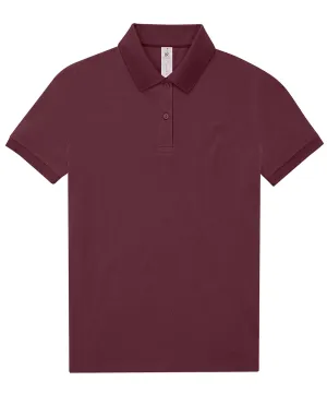 Burgundy - B&C My Polo 180 /Women