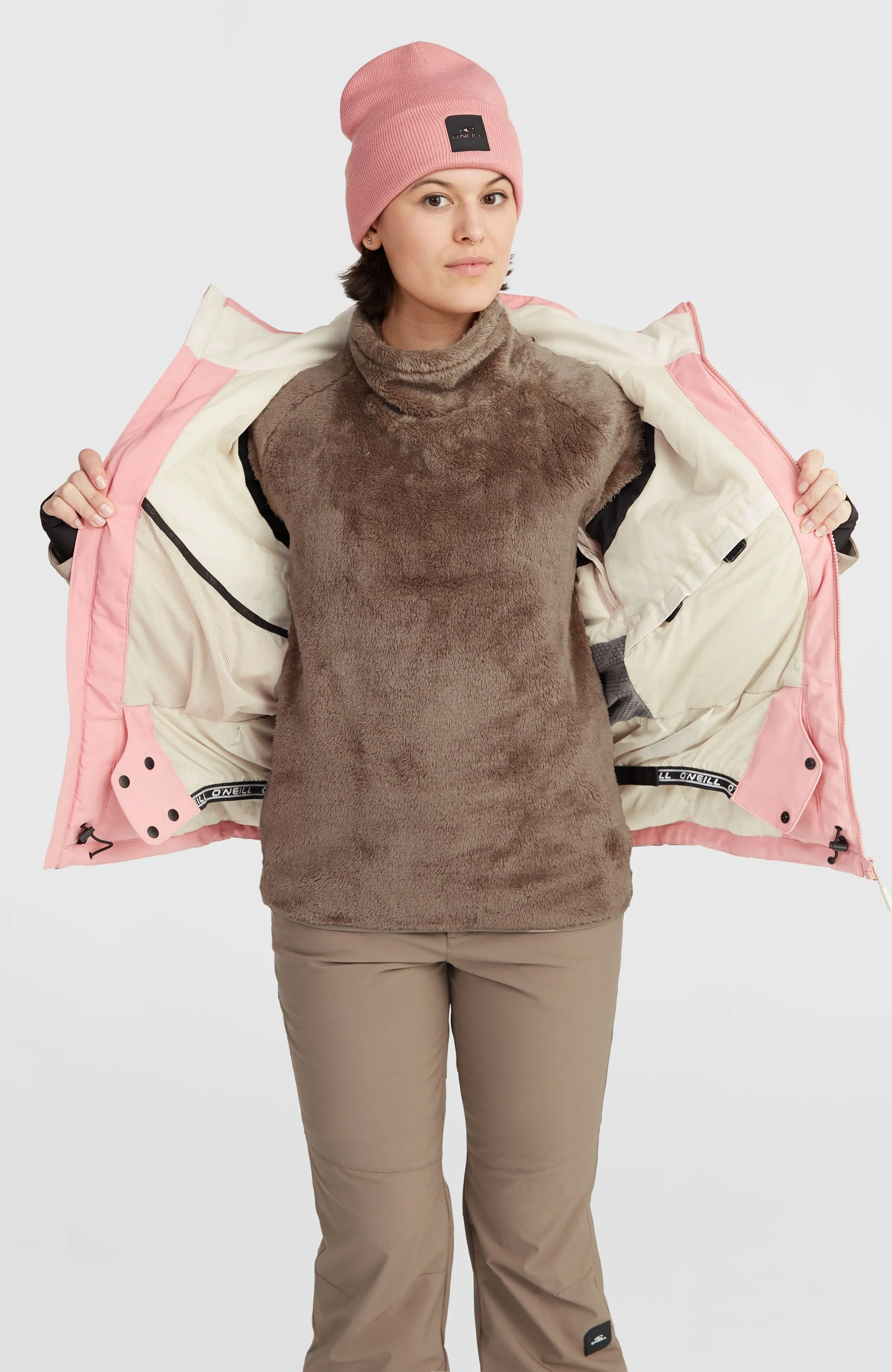 Carbonite Snow Jacket | Genuine Pink Colour Block