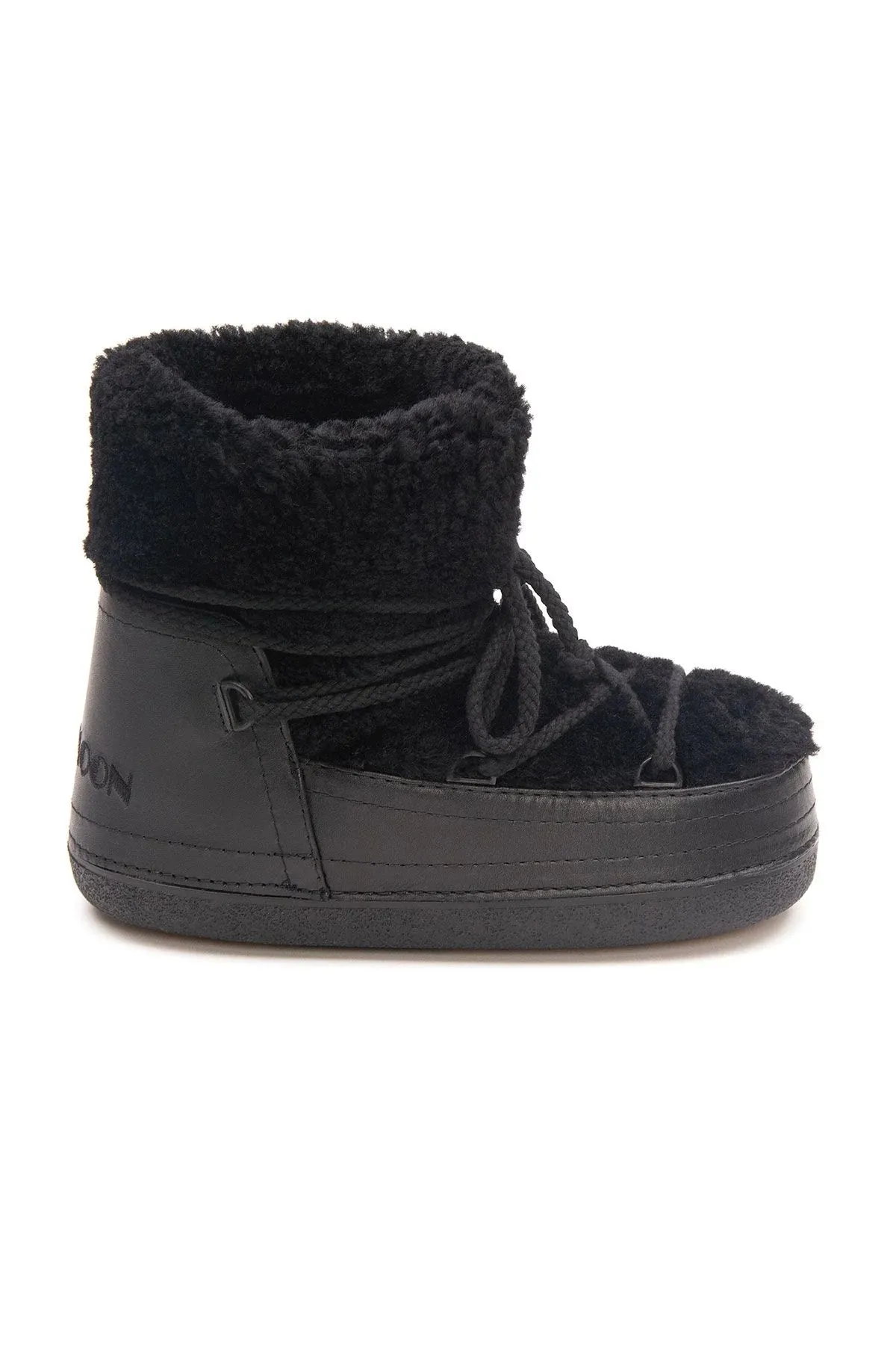 Cool Moon Genuine Fur Women's Snow Boot - SCB-B251211 Black