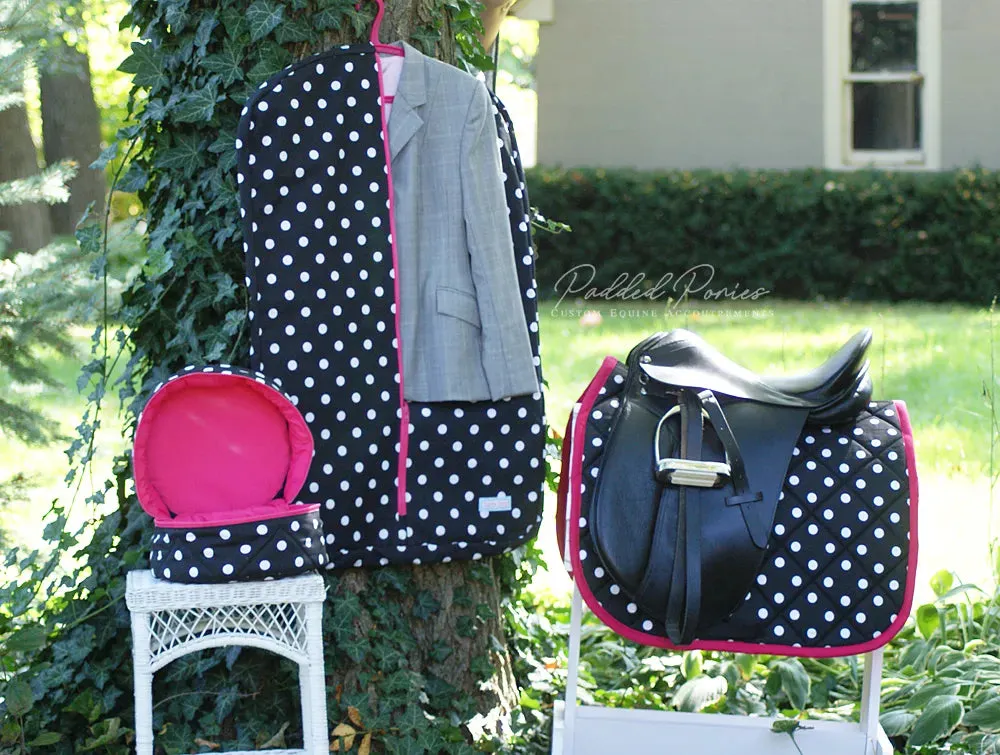 Custom Polka Dot Garment Bag