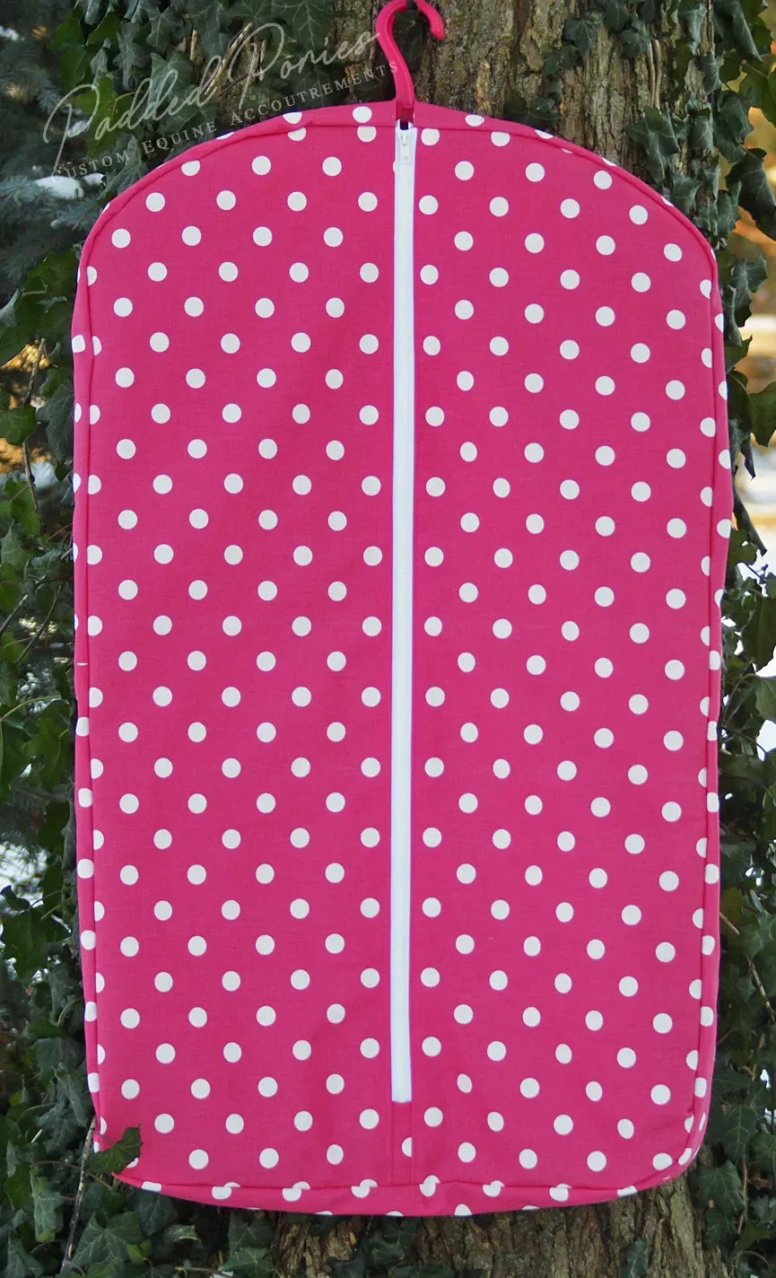 Custom Polka Dot Garment Bag