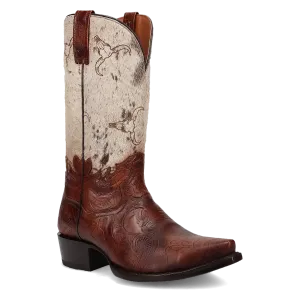 Dan Post Rodeo - Men's Hair-On Leather Cowboy Boots