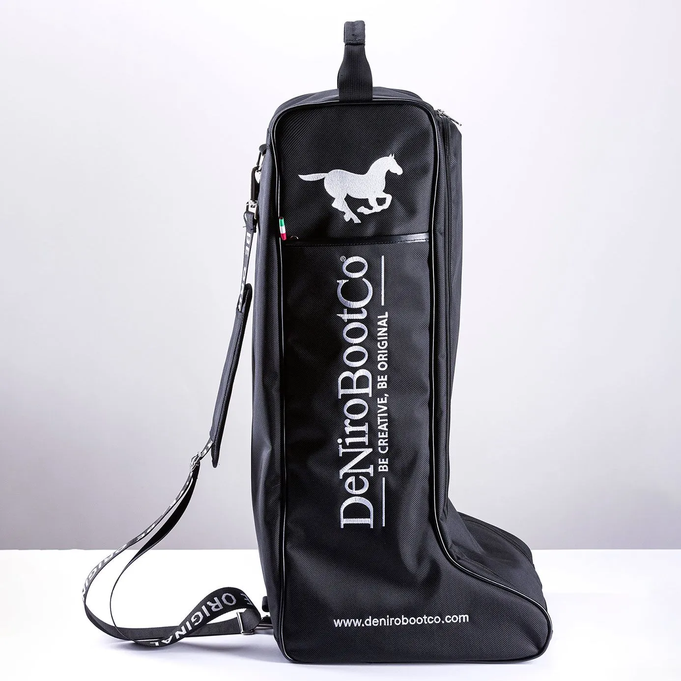 De Niro Standard Riding Boot Bag - Black