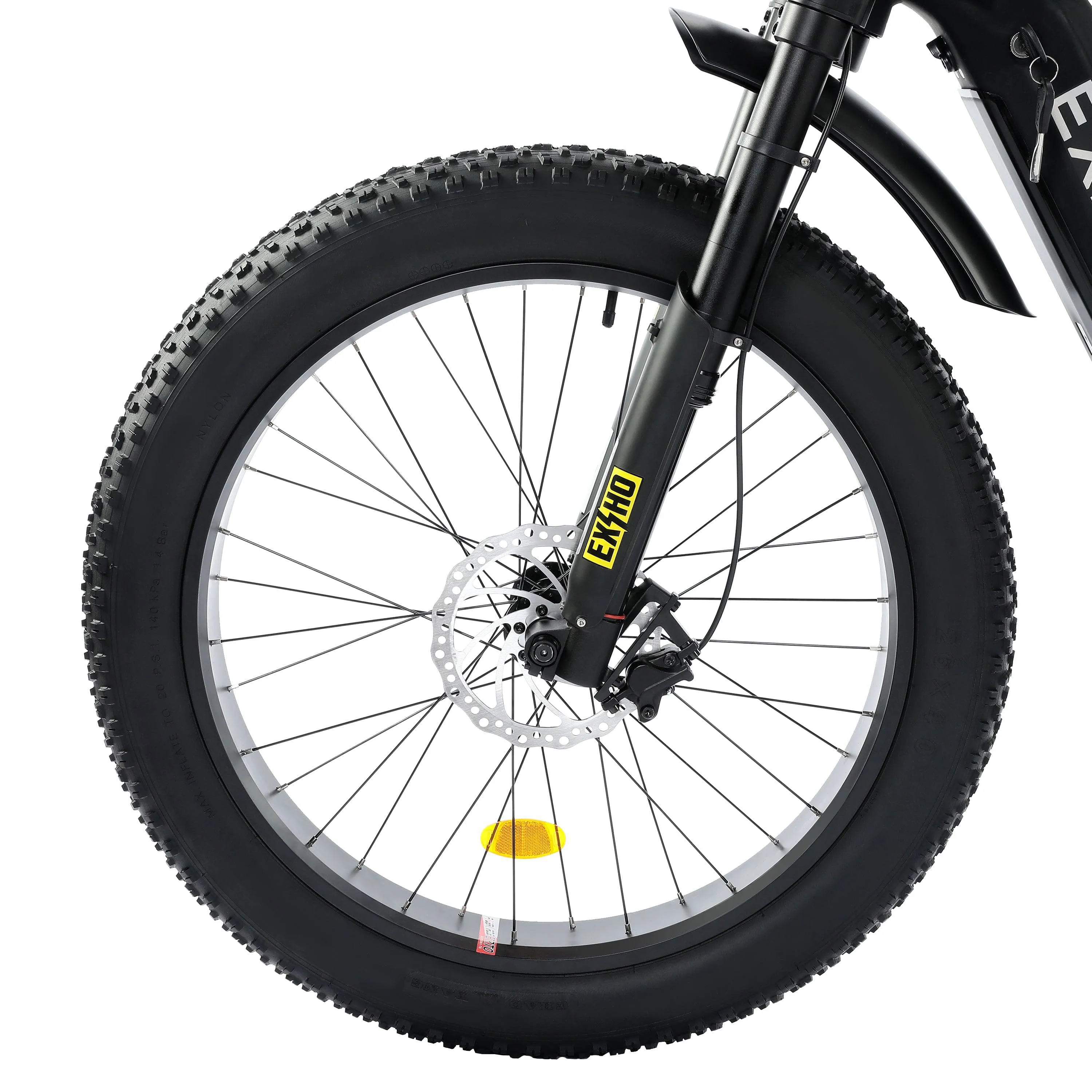 Ecotric Explorer 26" 48V Fat Tire Electric Bike with Rear Rack