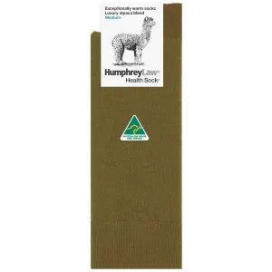 Exceptionally Warm Luxury Alpaca Blend Socks in Sage Green