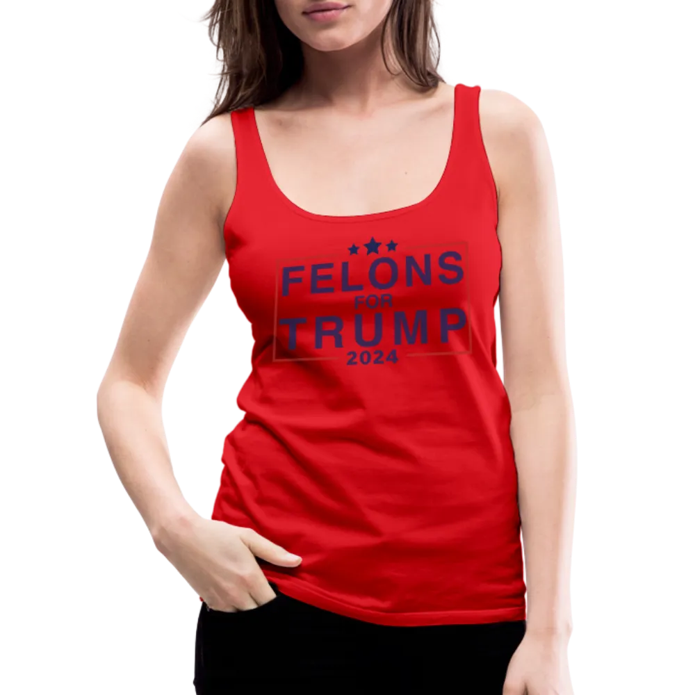 Felons for Trump 2024 Women’s Premium Tank Top