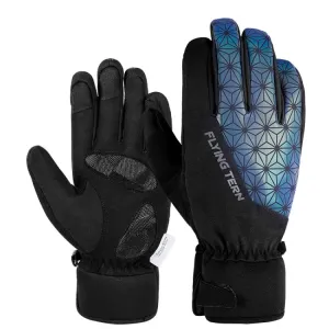 FLYING TERN 315 Thicken Cycling Windproof Warm Touch Screen Gloves, Size: XL(Colorful)