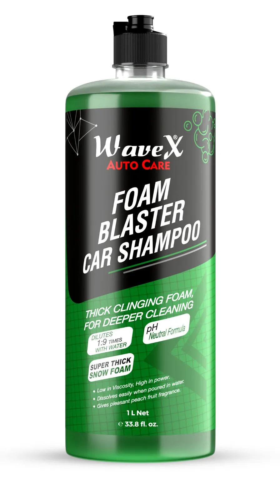 Foam Wash Car Shampoo Concentrate - pH Neutral Car Shampoo - Super Thick Foaming