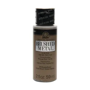 Folkart Brushed Metal Acrylic Paints Bronze