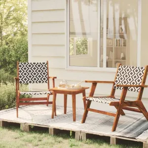 Garden Dining Set Solid Acacia Wood