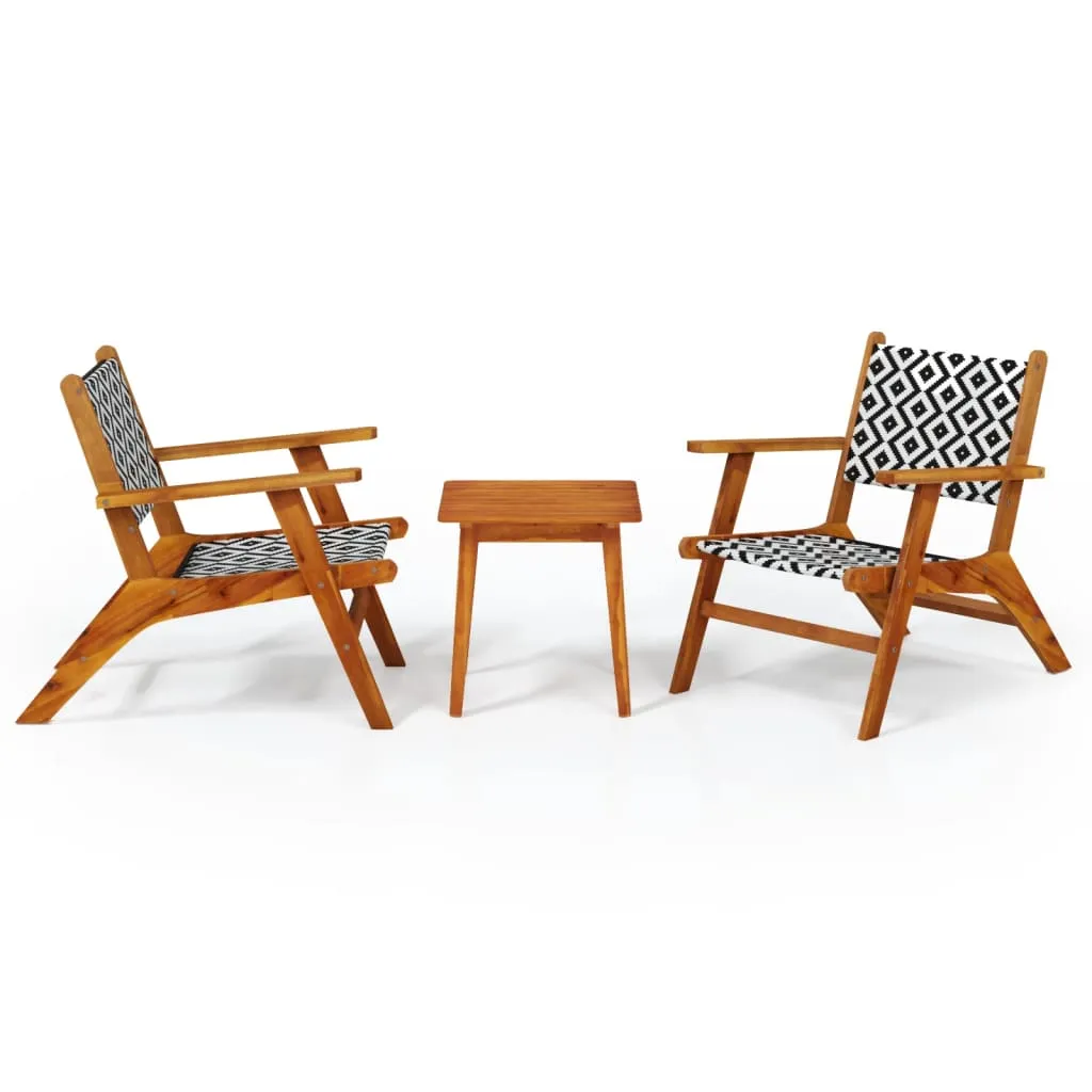 Garden Dining Set Solid Acacia Wood