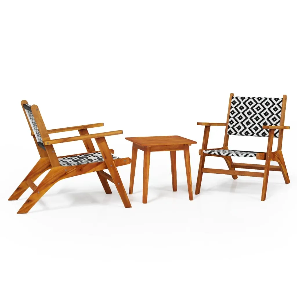 Garden Dining Set Solid Acacia Wood