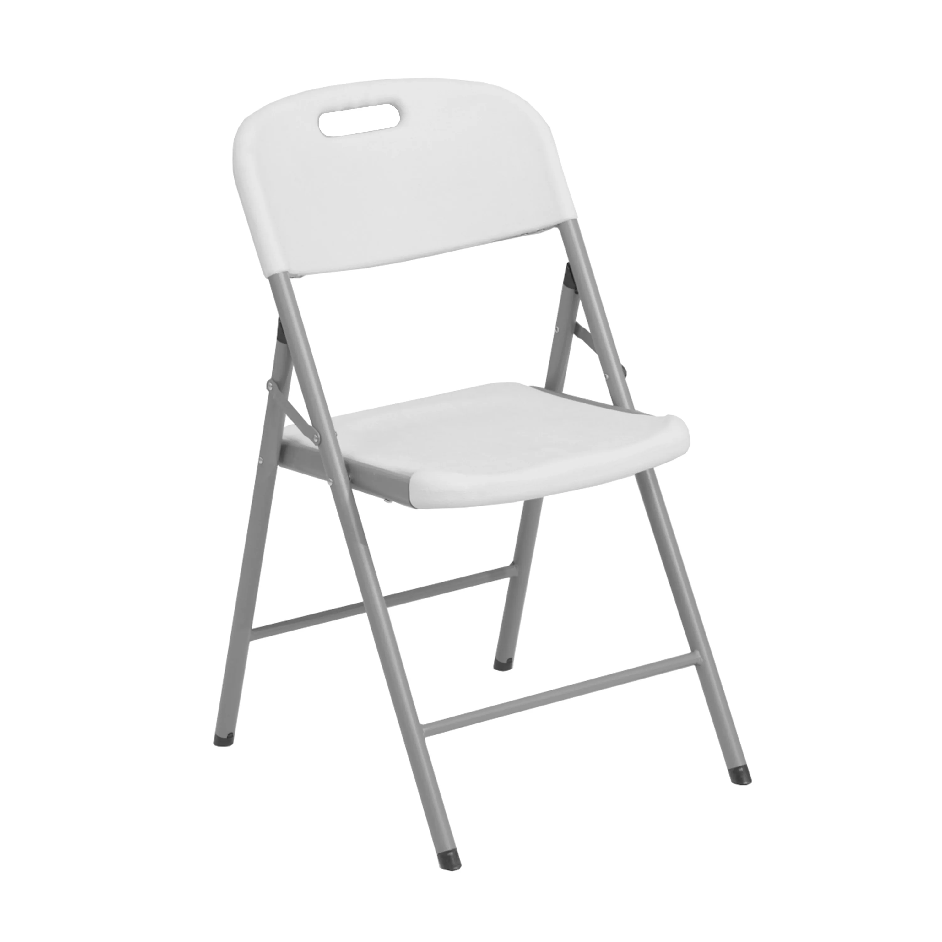 Granite White Folding Chairs – Set of 4