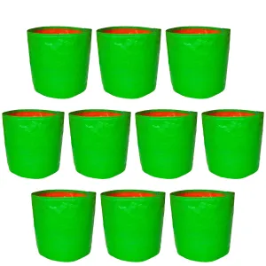 GroWonder Plants Grow Bags 12in x 12in, Grow Bags for Vegetables, Grow Bags for Terrace Garden -Pack of 10