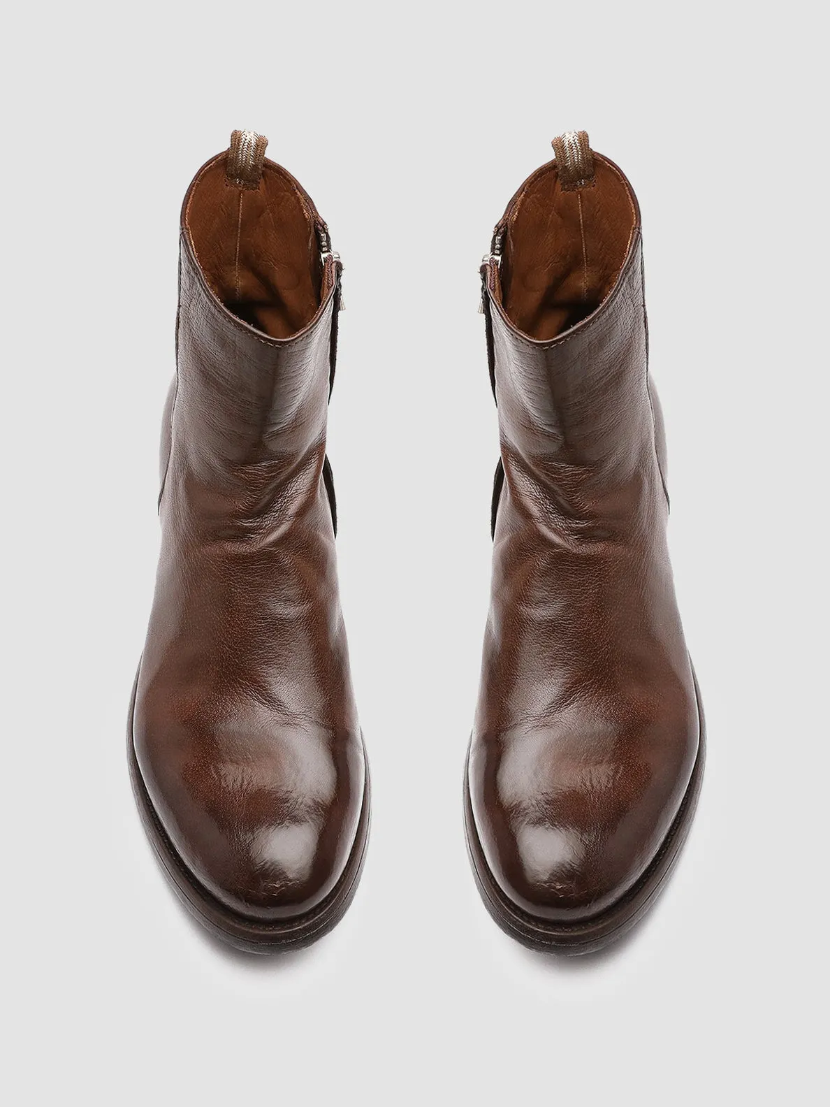 HIVE 010 - Brown Leather Boots