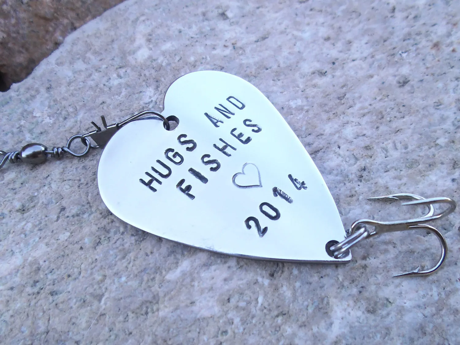 Holiday Gift Thanksgiving Hostess Idea Hugs & Kisses Wedding Favor Hugs and Fishes 2015 Marine Dad Christmas Outdoor Sports Gift fo Husband