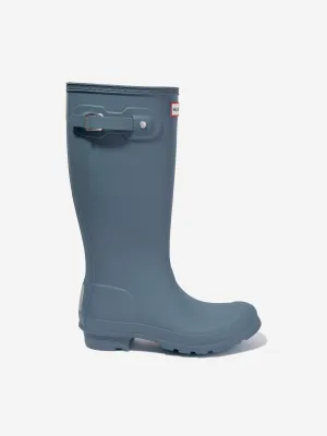 Hunter Kids Original Wellington Boots in Blue