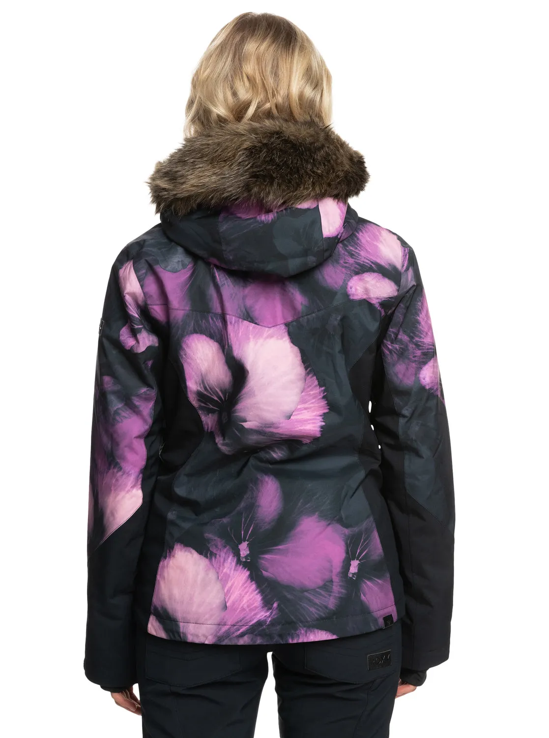 Jet Ski Premium Technical Snow Jacket - True Black Pansy Pansy