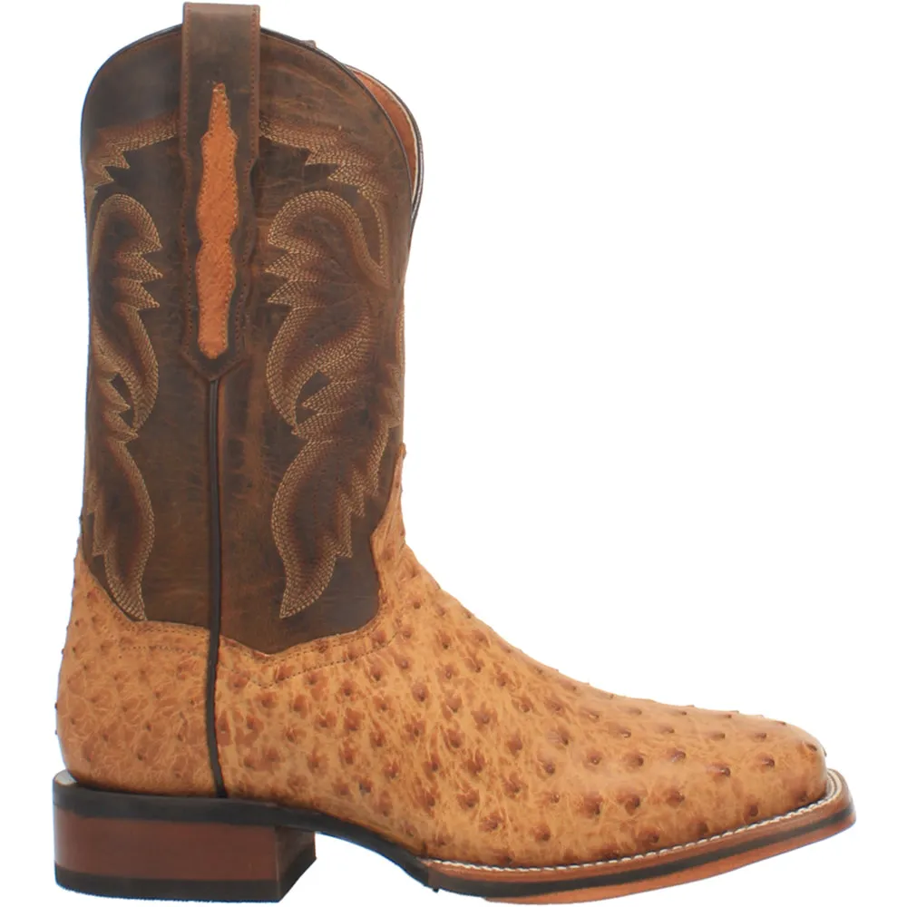 Kershaw Ostrich Square Toe Cowboy Boots