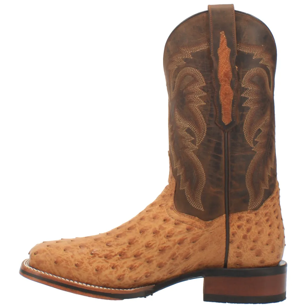 Kershaw Ostrich Square Toe Cowboy Boots