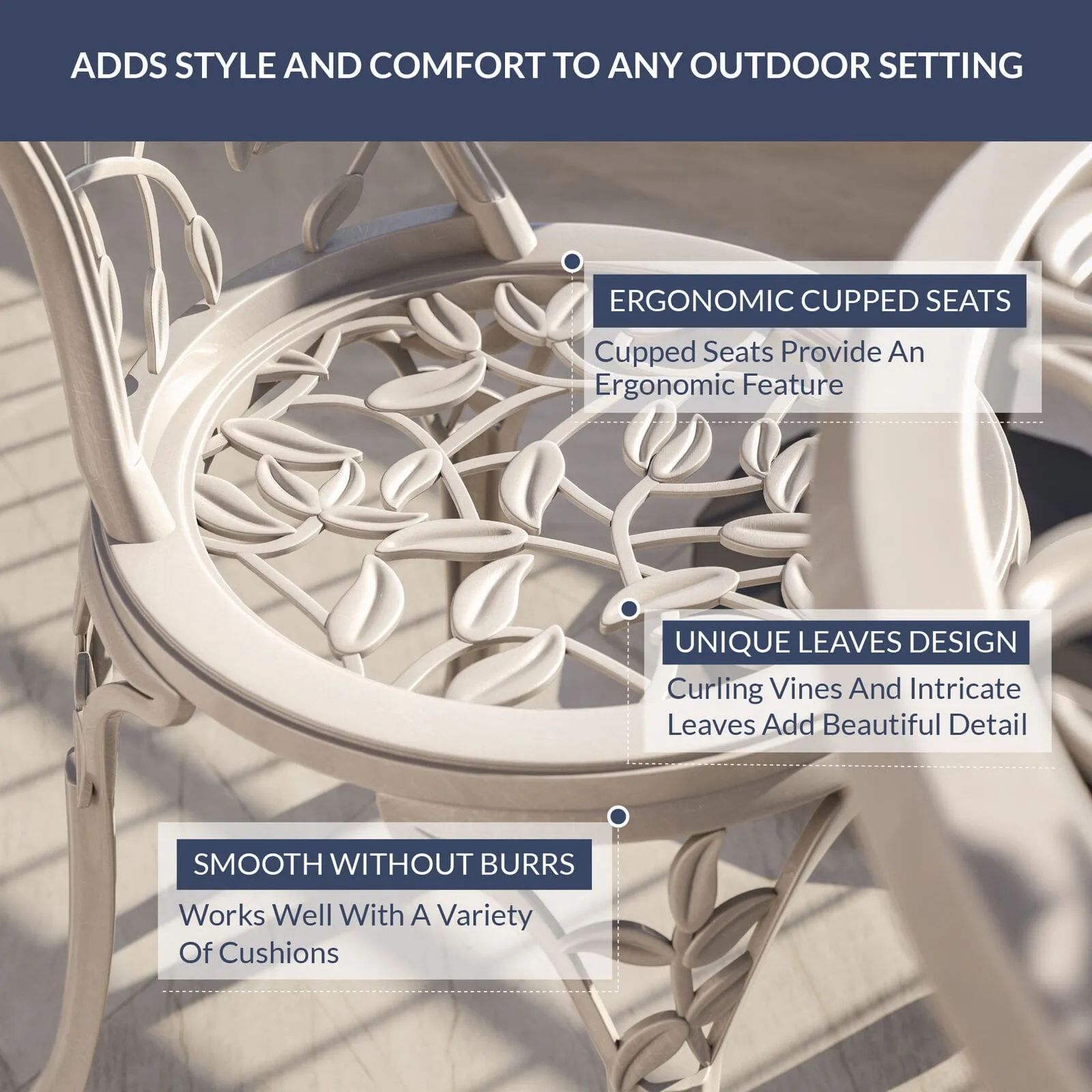 Leaf Outdoor Bistro Set