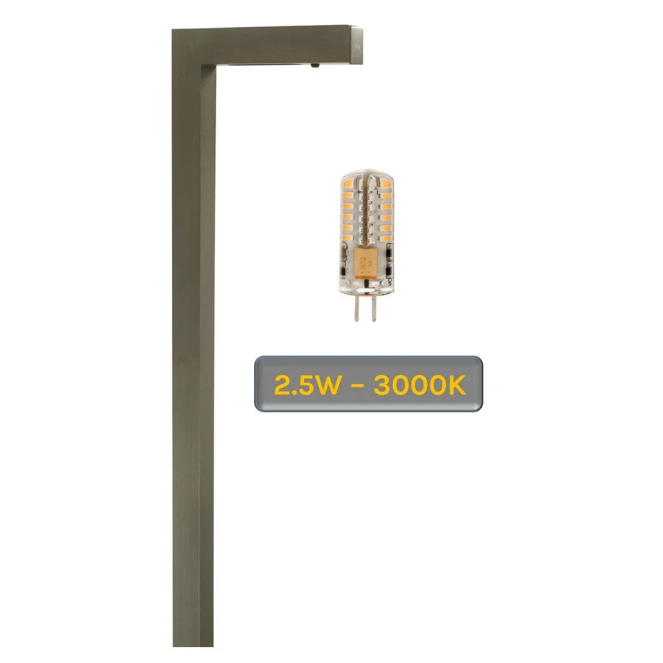 Luminaire 4 Pack Solid Brass Contemporary Path & Area Lights