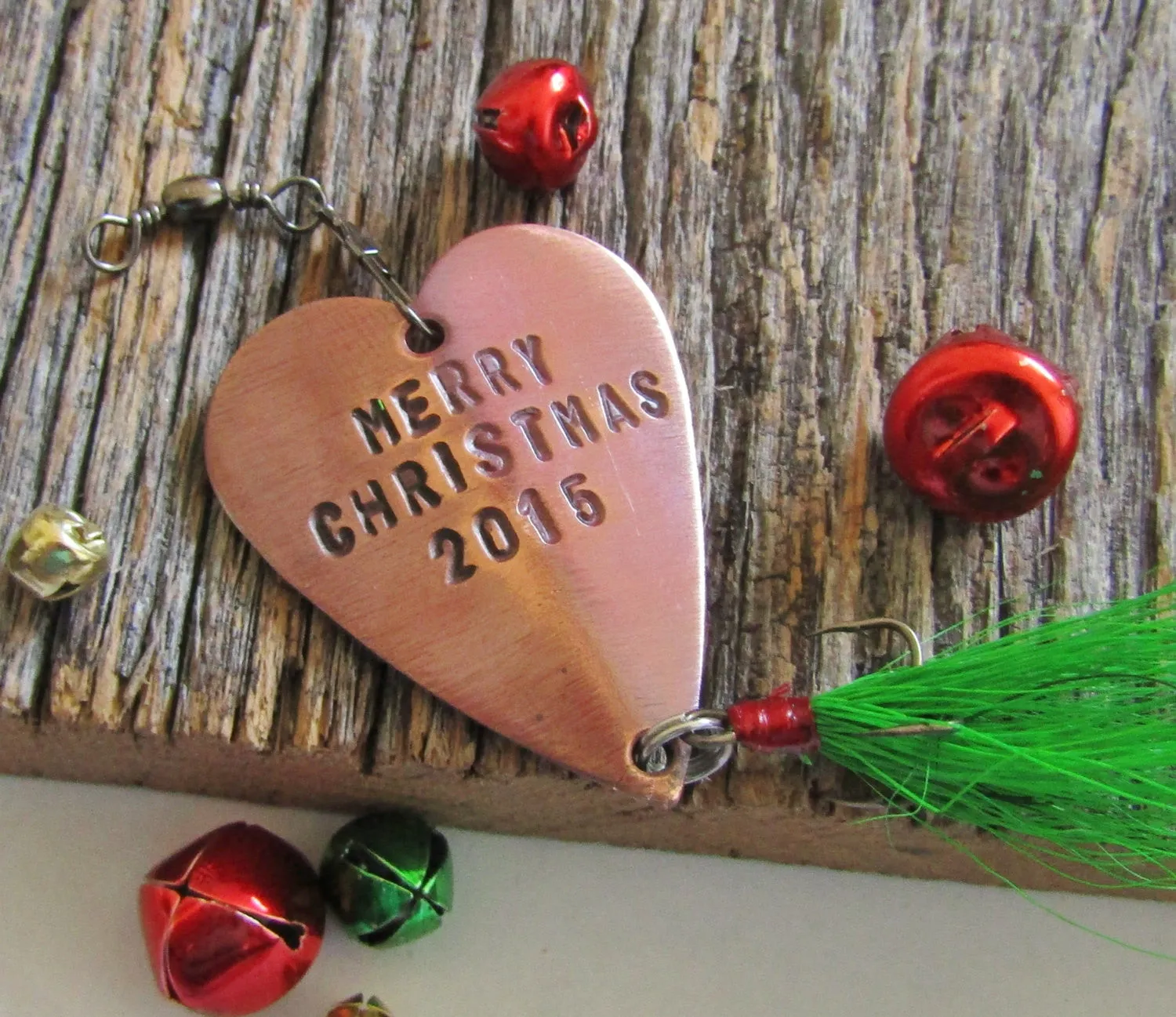 Merry Christmas Fishing Lure Happy Holidays Personalized Gift for Boyfriend's Family Fishing Gift for Christmas Tree Ornament Fishing Gear