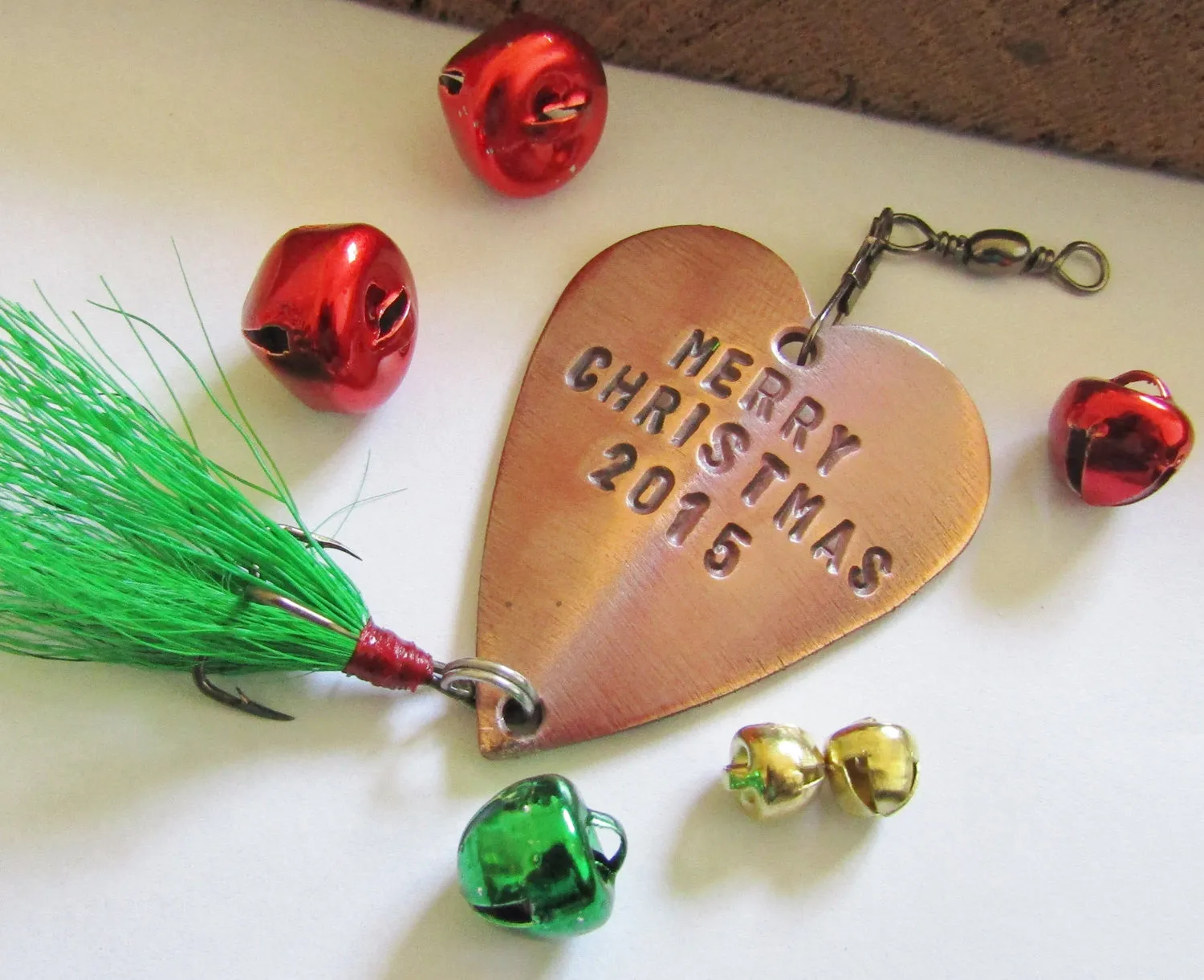 Merry Christmas Fishing Lure Happy Holidays Personalized Gift for Boyfriend's Family Fishing Gift for Christmas Tree Ornament Fishing Gear