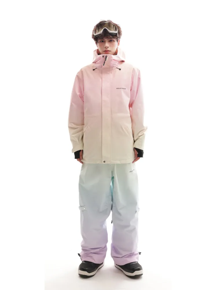 Molocoster 3L Rainbow Unicorn Snow Suit - Men's